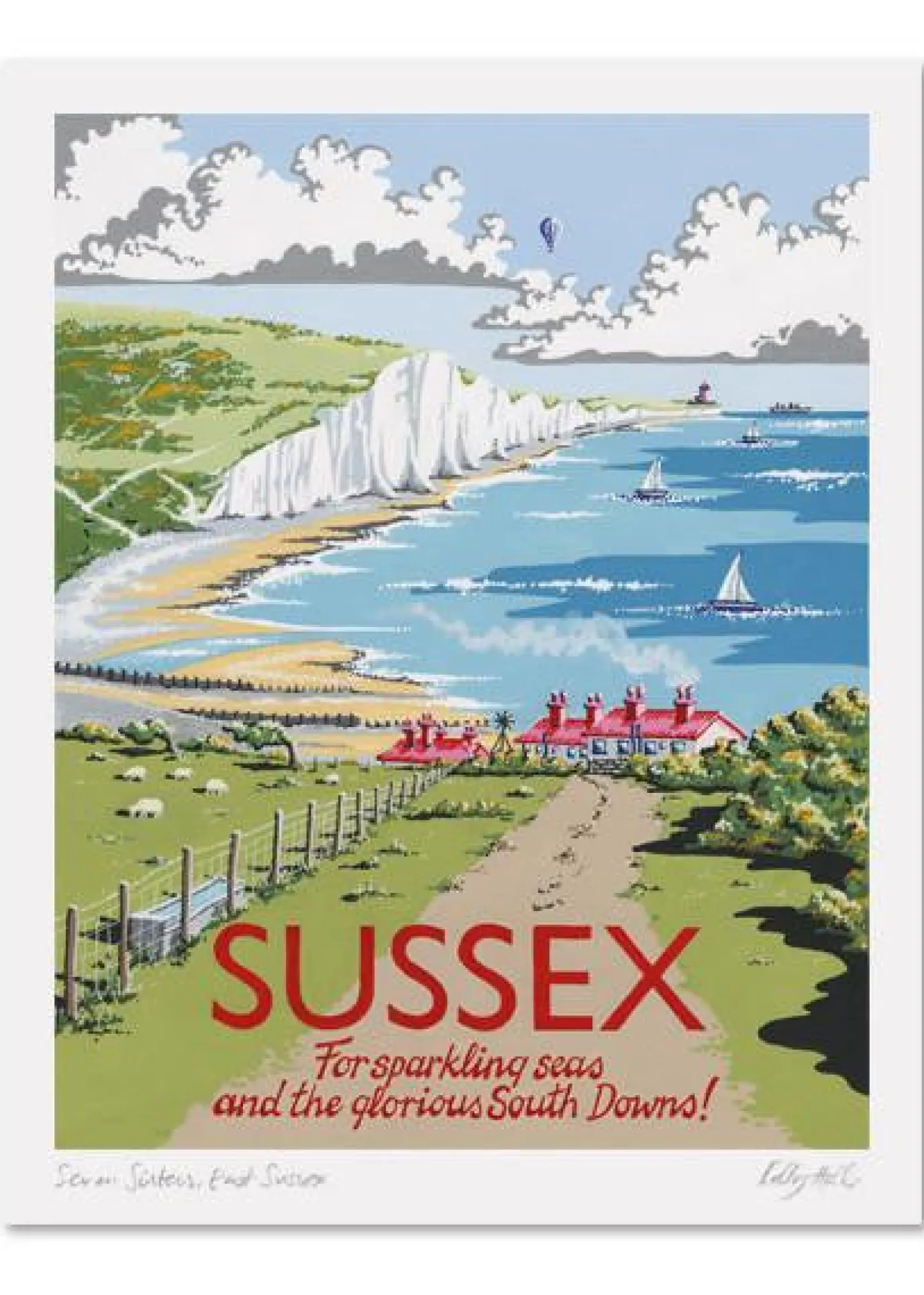 Kelly Hall Sussex Print
