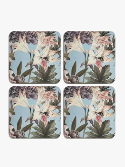 Kew Gardens Bee Floral Coasters (Set of 4)