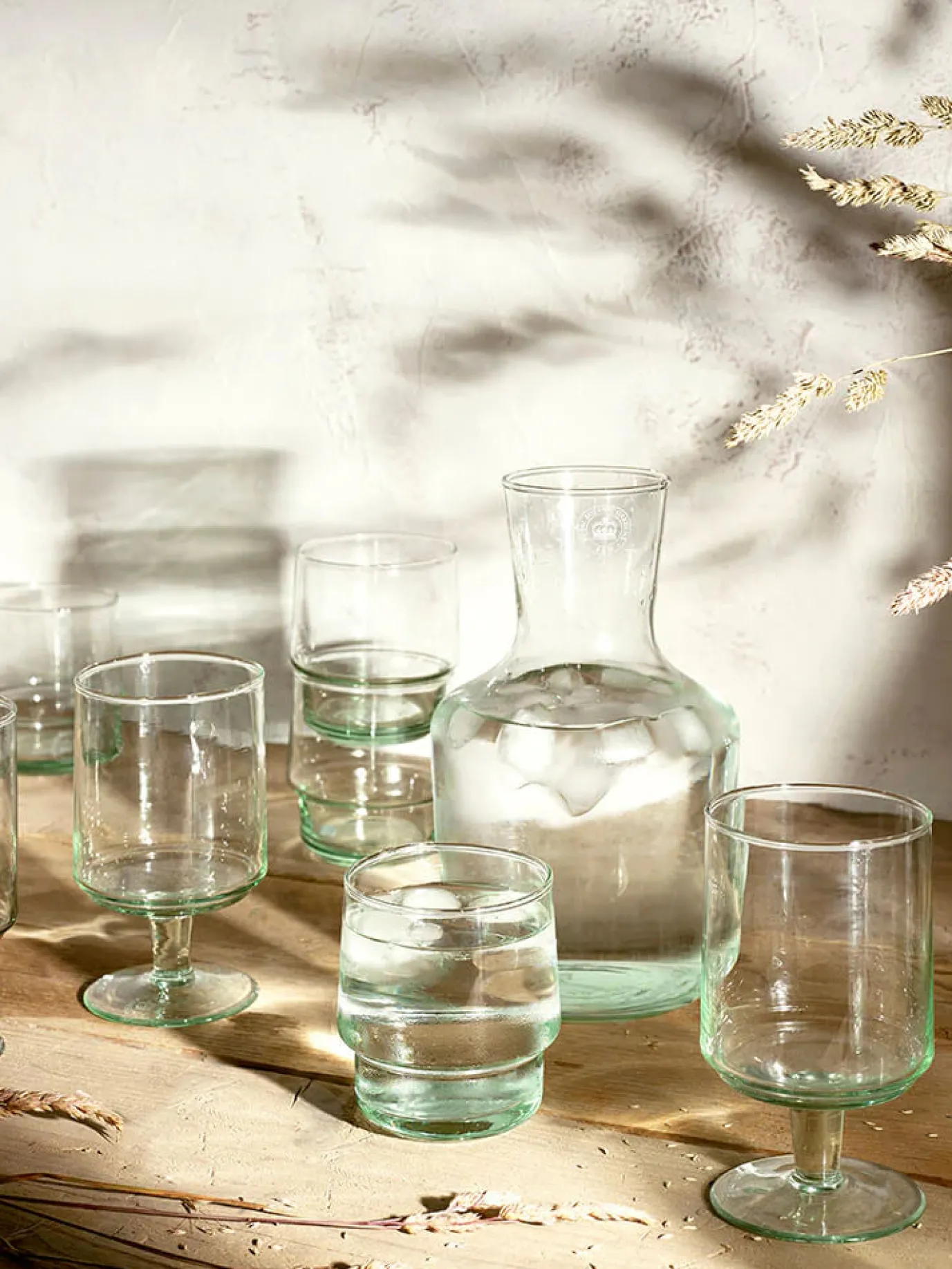 Kew Gardens Living Gardens Recycled Carafe with Etched Logo