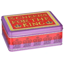 King Charles III Coronation Deep Rectangular Tin