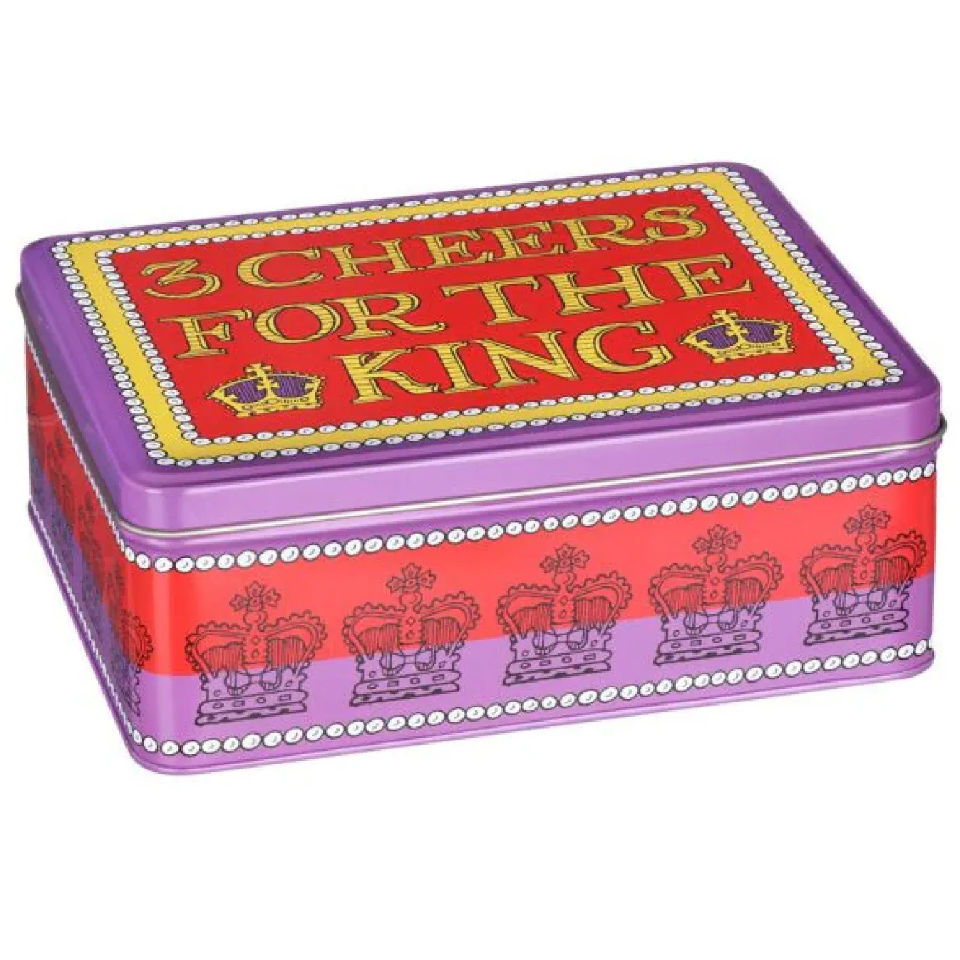 King Charles III Coronation Deep Rectangular Tin