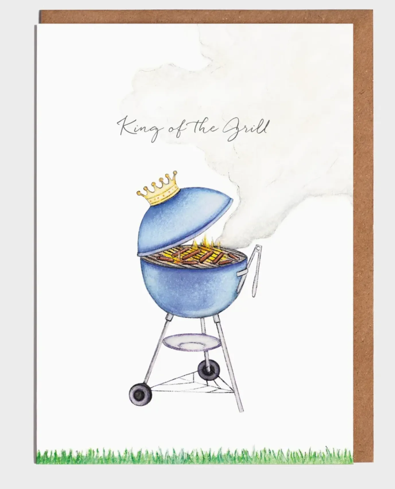 King of the Grill Father's Day Card