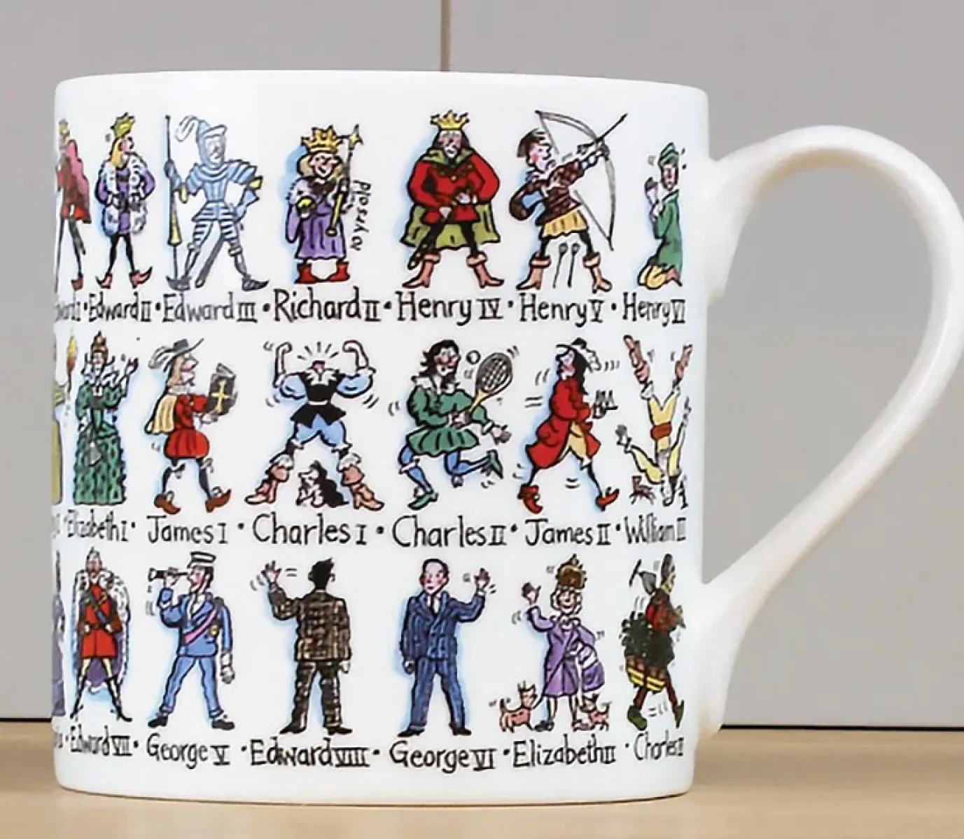 Kings & Queens of England Bone China Mug