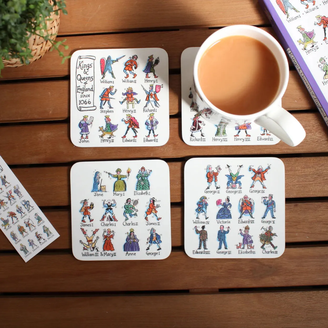 Kings & Queens Set of 4 Coasters