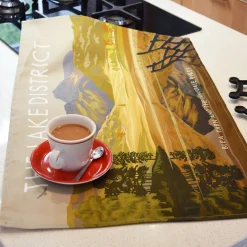 Lake District - Blea Tarn and the Langdale Pikes Tea Towel