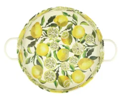 Lemons Large Handled Tray