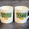 Let's Play Tennis Bone China Mug
