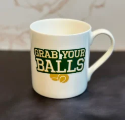 Let's Play Tennis Bone China Mug