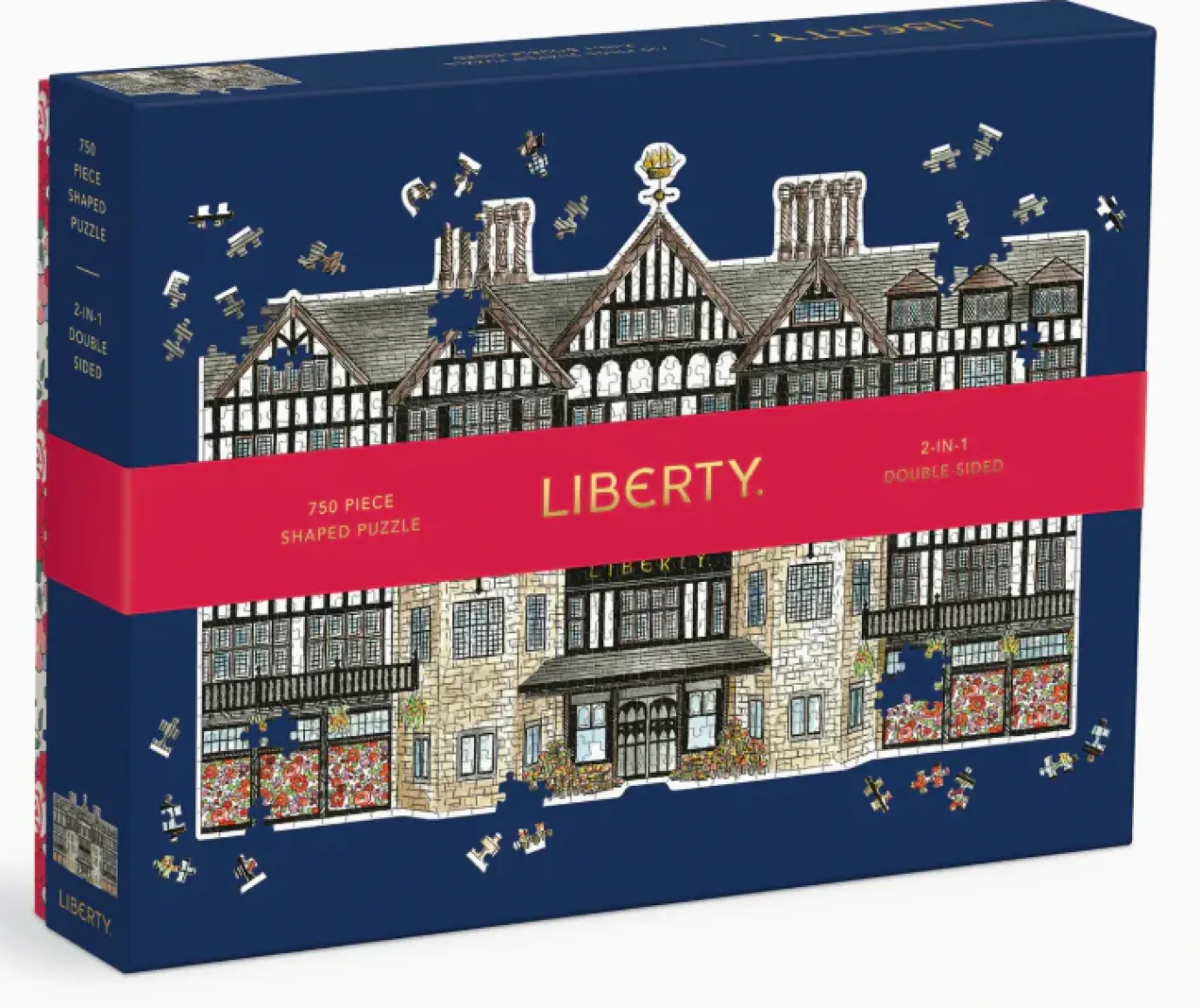 Liberty Tudor Building 750 pc Shaped Puzzle