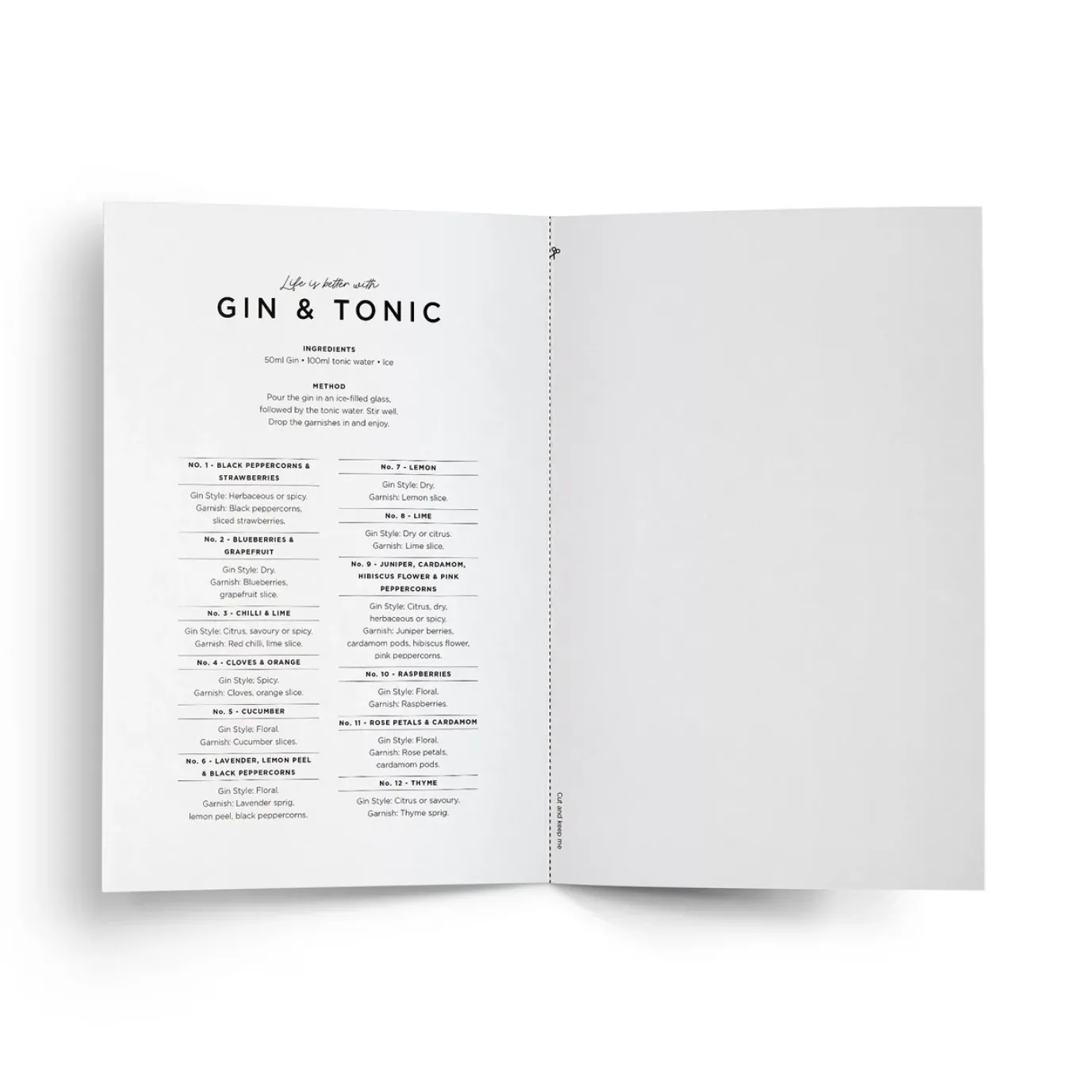 Life is Better with Gin & Tonic Card