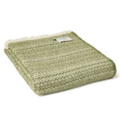 Lifestyle Fair Isle Throw-Sage