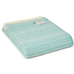 Lifestyle Fair Isle Throw-Spearmint