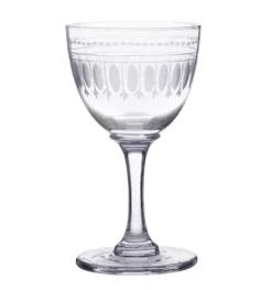 Liqueur Glass with Ovals Design by The Vintage List