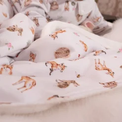 'Little Forest' Woodland Animals Baby Blanket