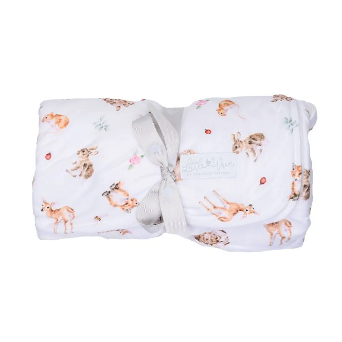 'Little Forest' Woodland Animals Baby Blanket