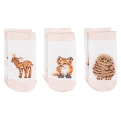 'Little Forest' Woodland Animals Baby Socks Set