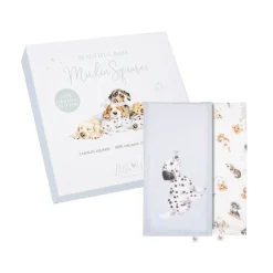 'Little Paws' Muslin Gift Set
