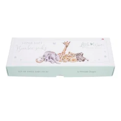 'Little Savannah' African Animals Baby Socks Set