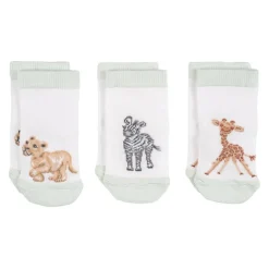 'Little Savannah' African Animals Baby Socks Set