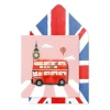 London Bus & Big Ben Card