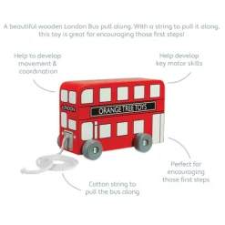 London Bus Pull Along Toy