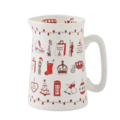 London Christmas Half Pint Jug