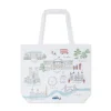 London Scene Cotton Tote Bag