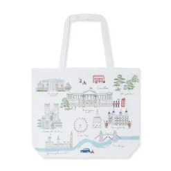 London Scene Cotton Tote Bag