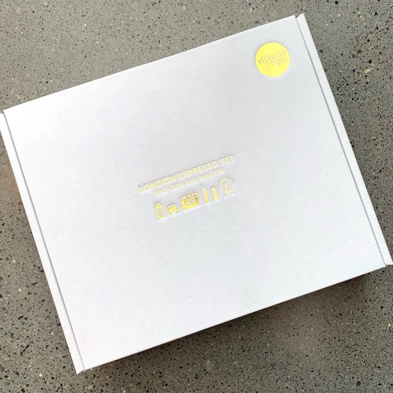 London Skyline Espresso Set