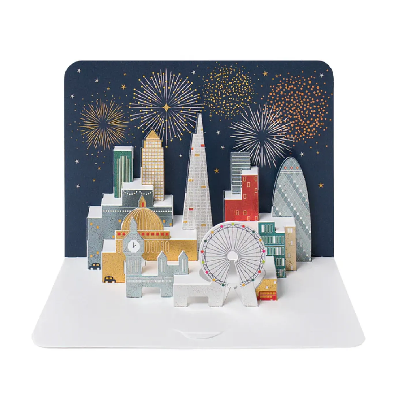 London Skyline Pop Out Greeting Card