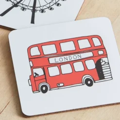 London Skyline Set of 4 Coasters