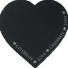 Love & Celebrate Heart Slate Cheese Board