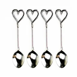 Love Heart Spoons Set of 4