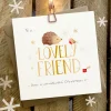 Lovely Friend Christmas Card