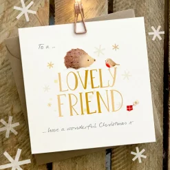 Lovely Friend Christmas Card