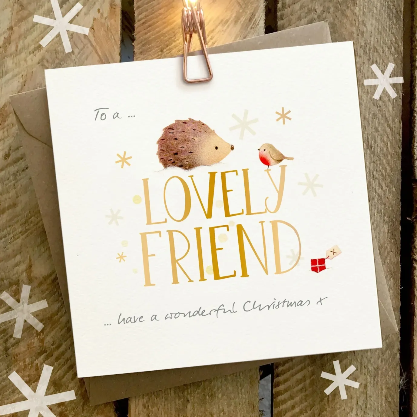 Lovely Friend Christmas Card