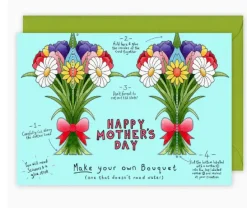 Make Your Own Bouquet Mother's Day Card