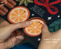 Make Your Own Wooden Spiced Orange Christmas Garland