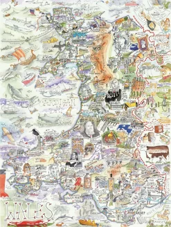 Map of Wales Cymru 1000 Piece Jigsaw Puzzle
