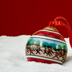 Marching Down the Mall Bone China 3" Bauble
