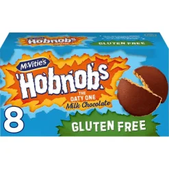 McVitie's Milk Chocolate Gluten Free Hobnob Biscuits 150g/4.9oz
