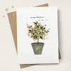 Merry Christmas to You Plant Pot Greeting Card