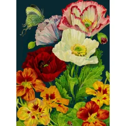 Midnight Poppies Card