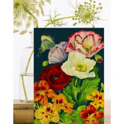 Midnight Poppies Card