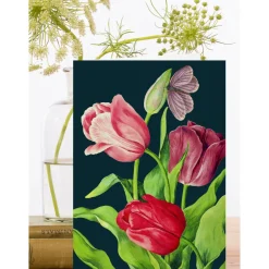 Midnight Tulips Card