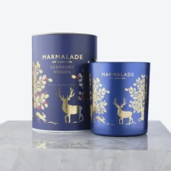 Midnight Woods Large Glass Candle