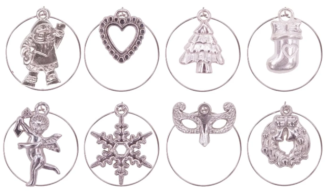 Mini Gold Diamond 6in Christmas Crackers Box of 6