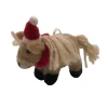 Mini Shetland Pony with Hat & Scarf Felt Decoration