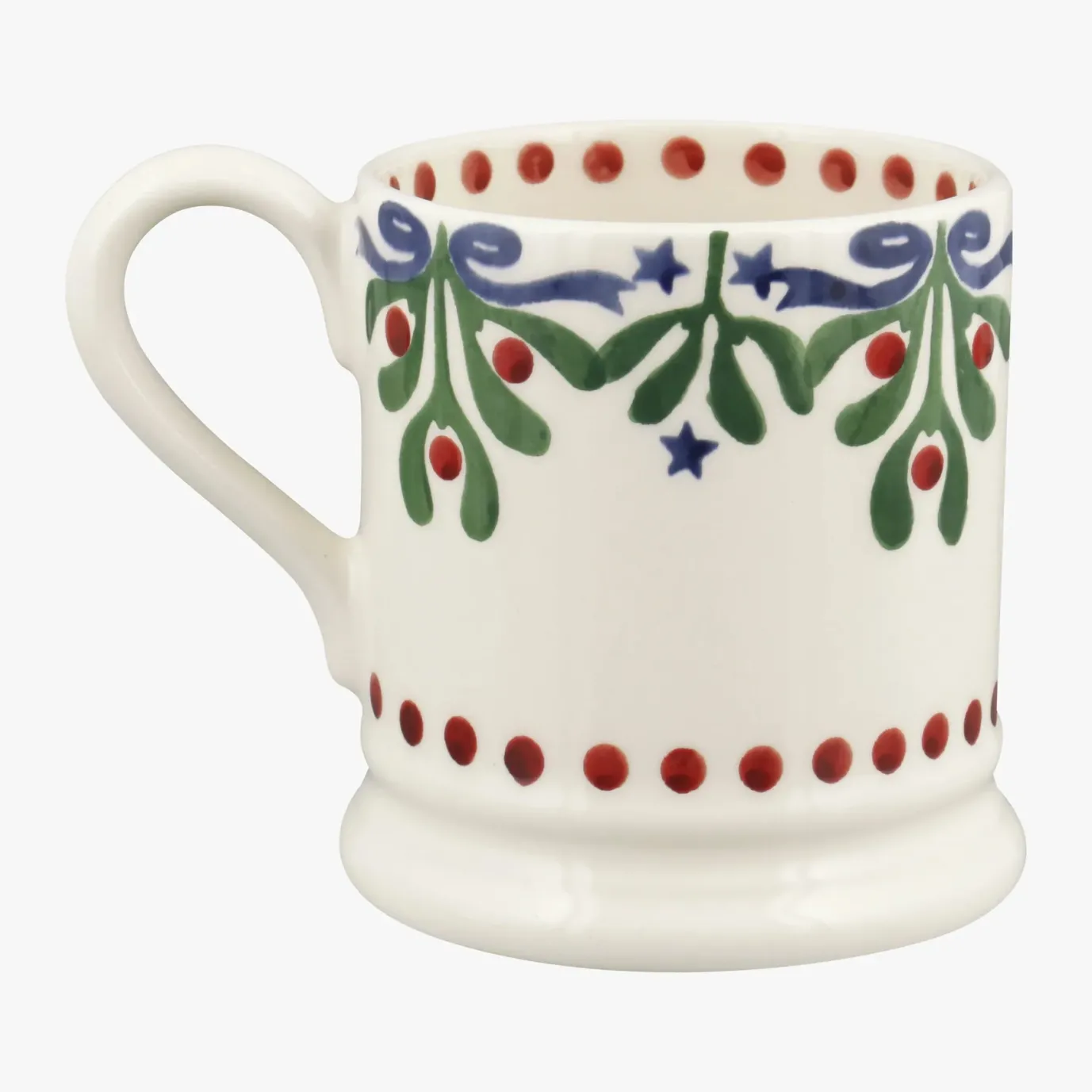 Mistletoe Garland 1/2 Pint Mug