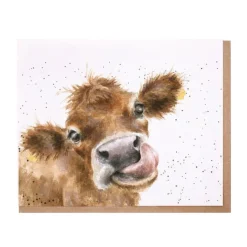 'Mooooo' Greetings Card